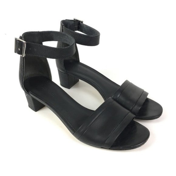 Vince Rain City Heeled Sandals w/ lizard embossing - Picture 1 of 7